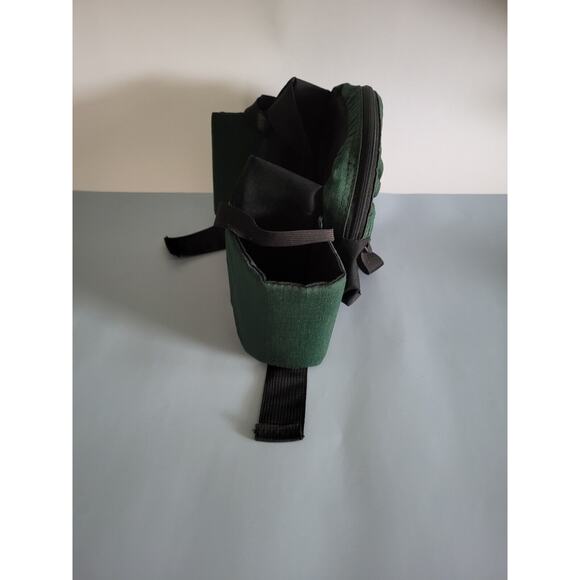 Jansport Fanny Pack Green Waist Hiking Bag With 2 Bottle Holders 2 Compartments - Picture 3 of 7